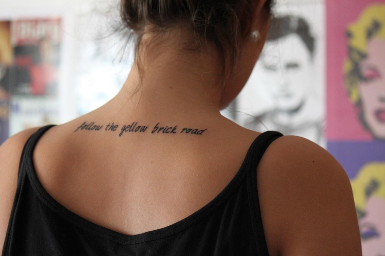 Girl Quote Tattoos