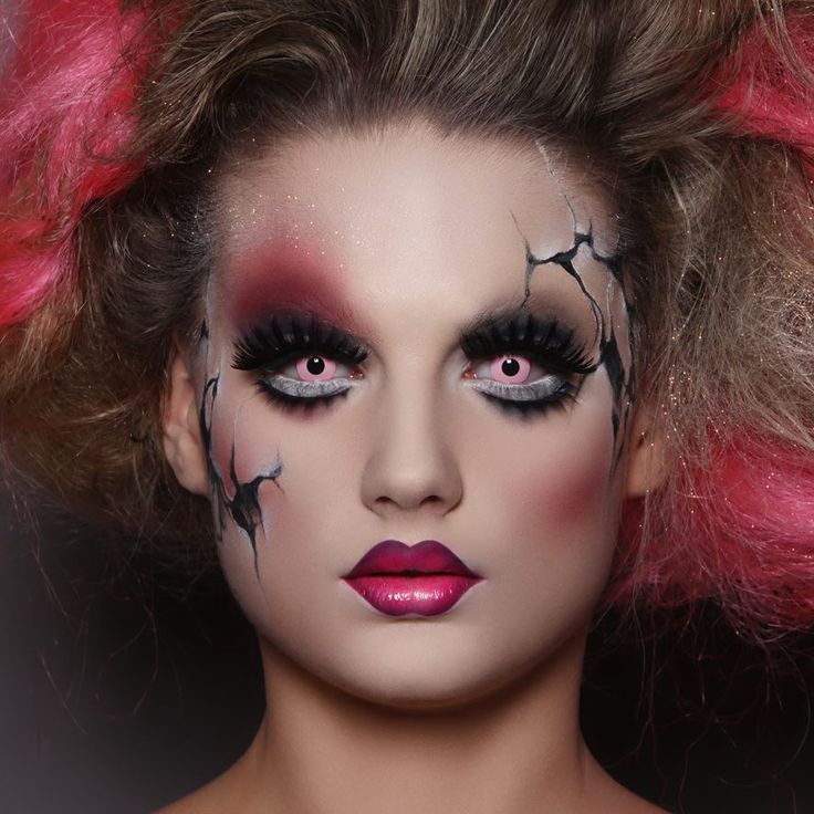 Halloween-doll-makeup-look