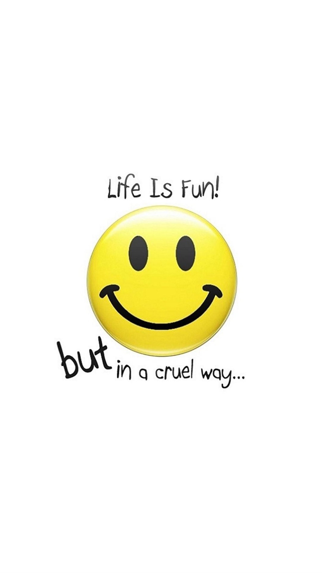 Life-is-Fun-Smiley-iPhone-6-Plus-HD-Wallpaper