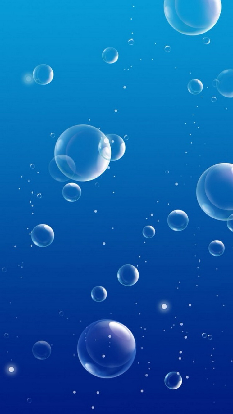 Big Water Bubbles iPhone 6 Wallpaper