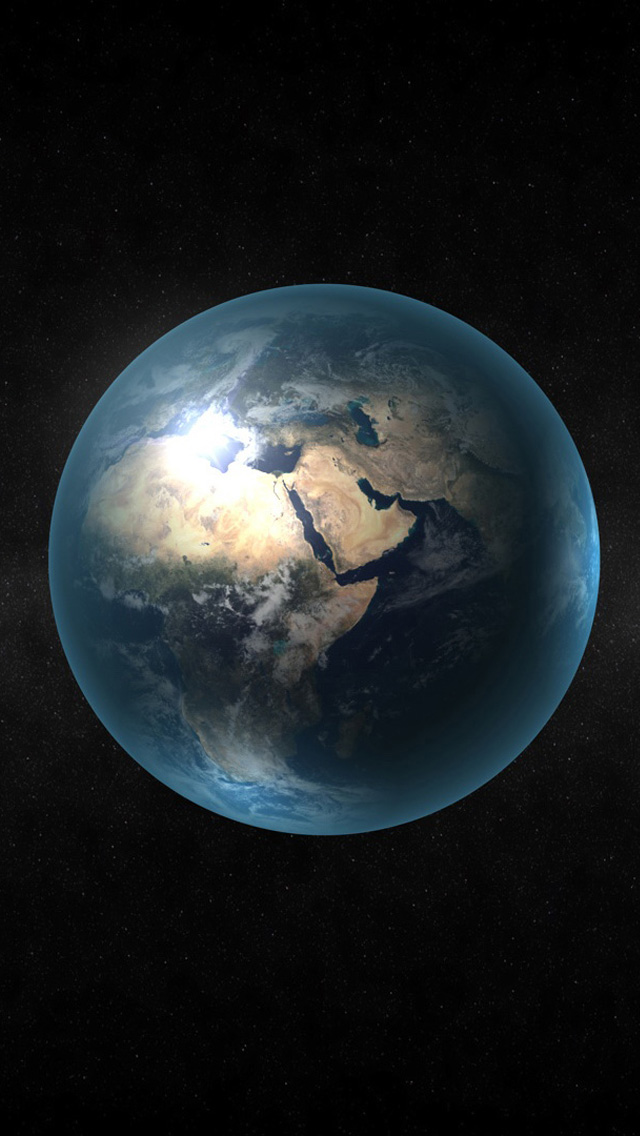 Earth HD iPhone 5 Wallpaper