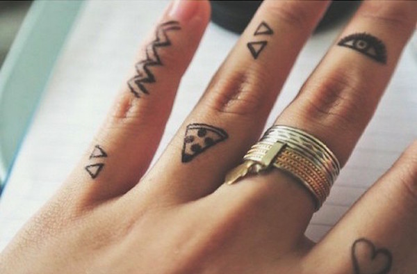 Finger-tattoos