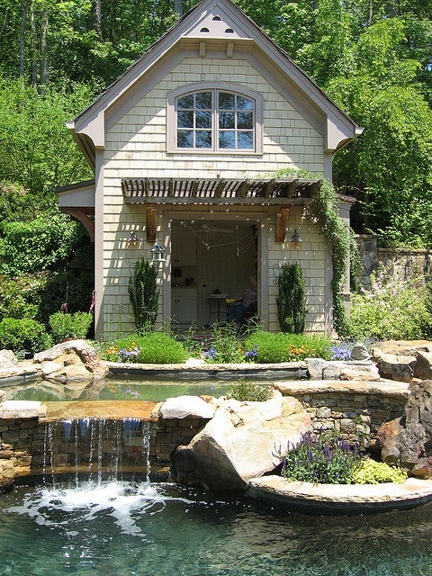 Garden And Backyard Waterfalls Ideas 1
