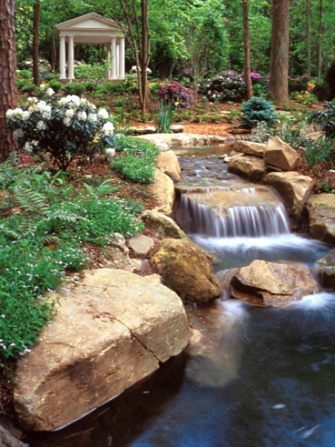 Garden And Backyard Waterfalls Ideas 13