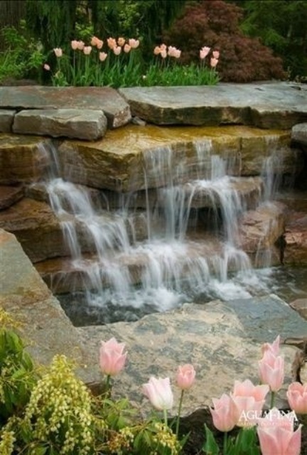 Garden And Backyard Waterfalls Ideas 6