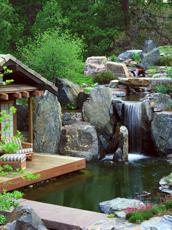 Garden And Backyard Waterfalls Ideas