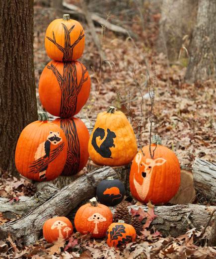 More pumpkin decorating ideas