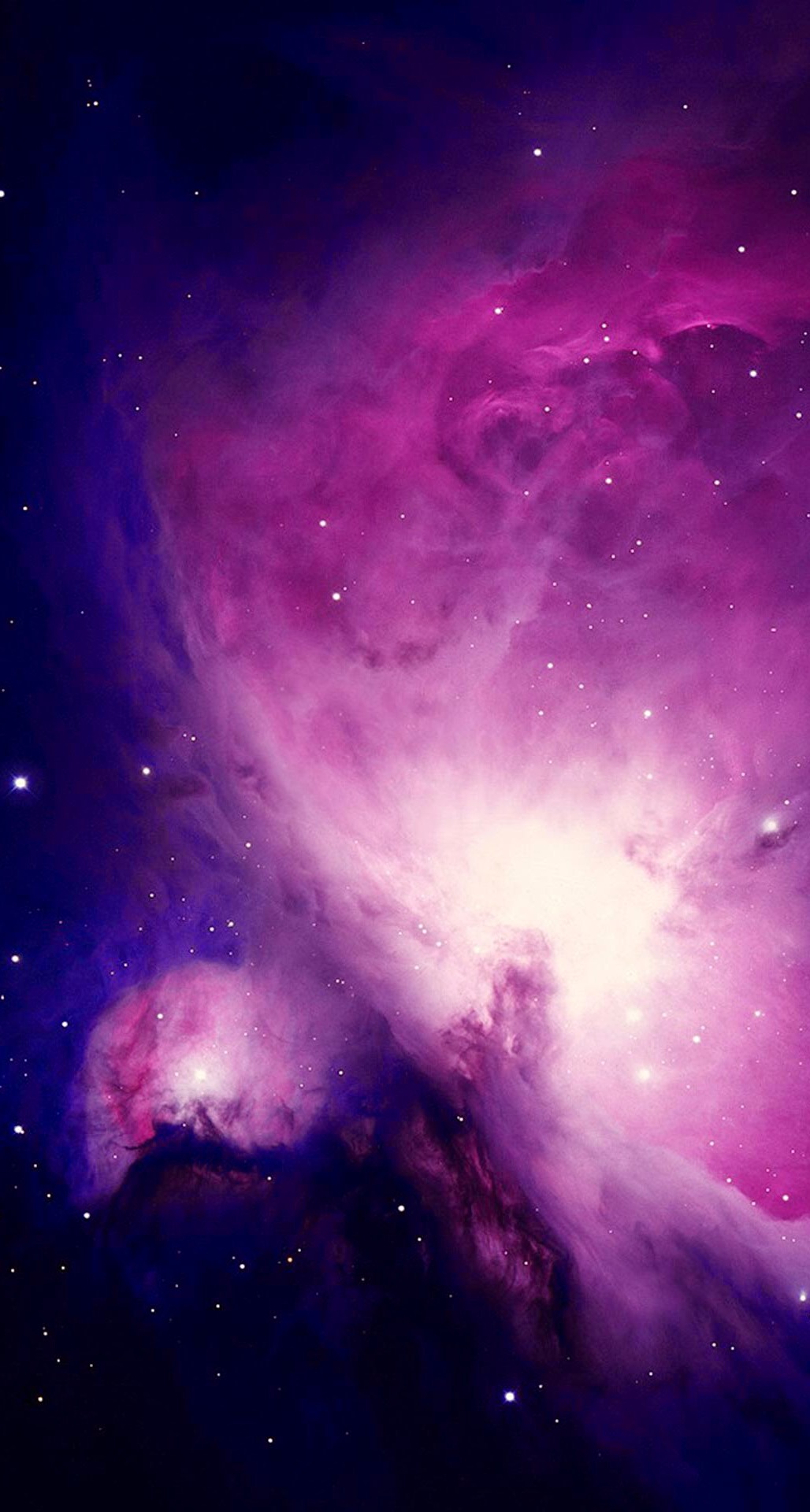 Spectacular Purple Nebula Space iPhone 6 Plus HD Wallpaper