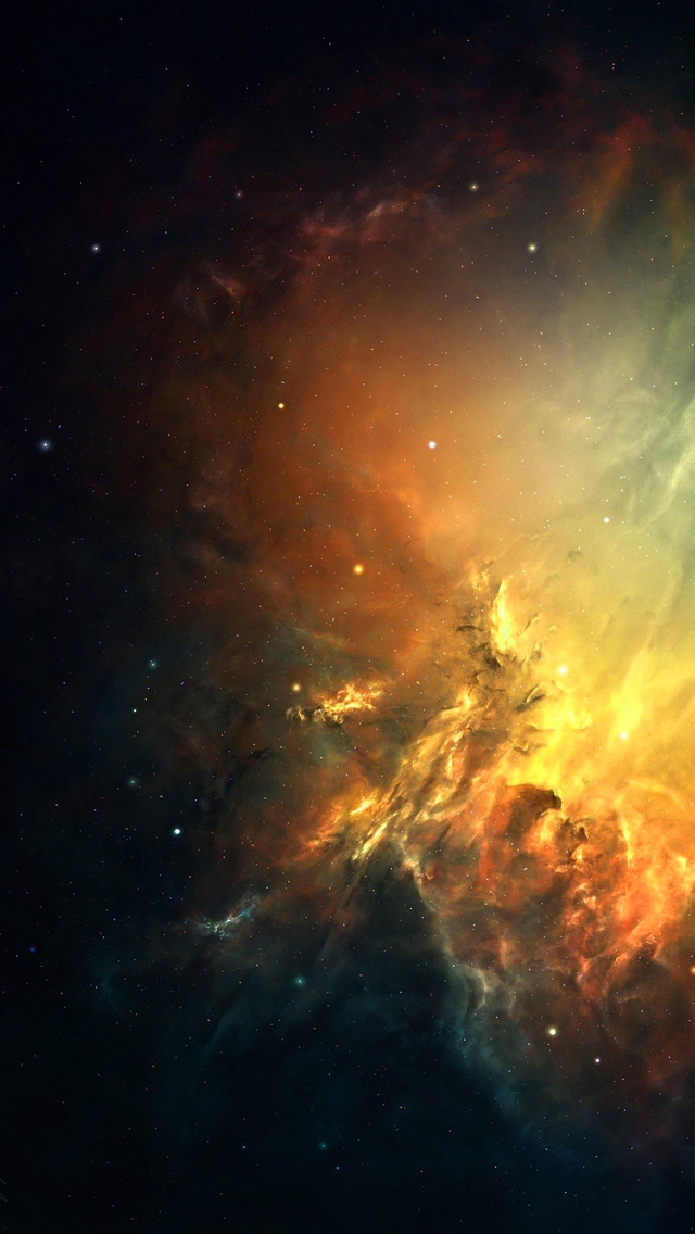 Supernova Explosion Remnant iPhone 5 Wallpaper