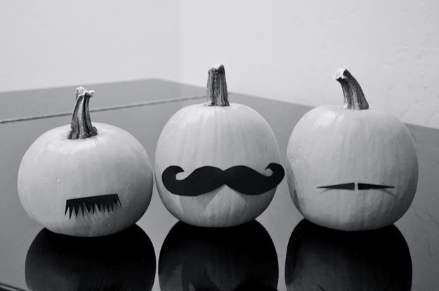 The Fake Moustache Pumpkin