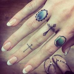 creative finger tattoo ideas