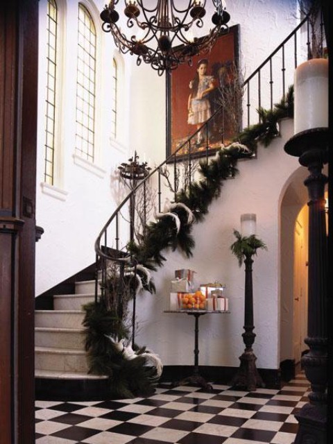 christmas-stairs-decoration-ideas 18