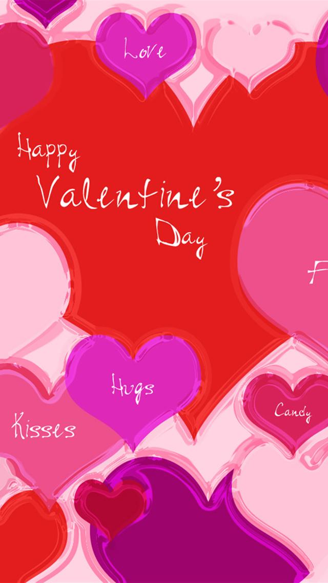Valentine Hearts Aplenty Iphone 5 Wallpapers
