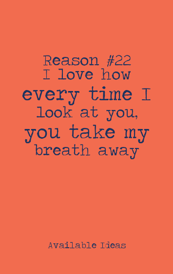 52 Reasons To Love You - 22