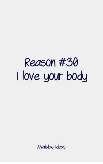 52 Reasons To Love You - 30