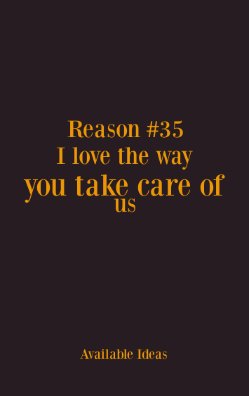 52 Reasons To Love You - 35