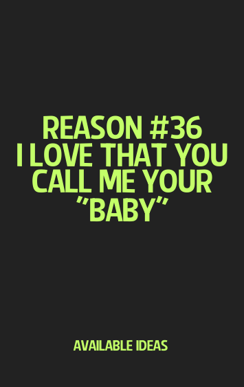 52 Reasons To Love You - 36