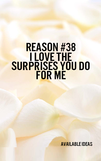 52 Reasons To Love You - 38