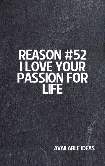 52 Reasons To Love You - 52
