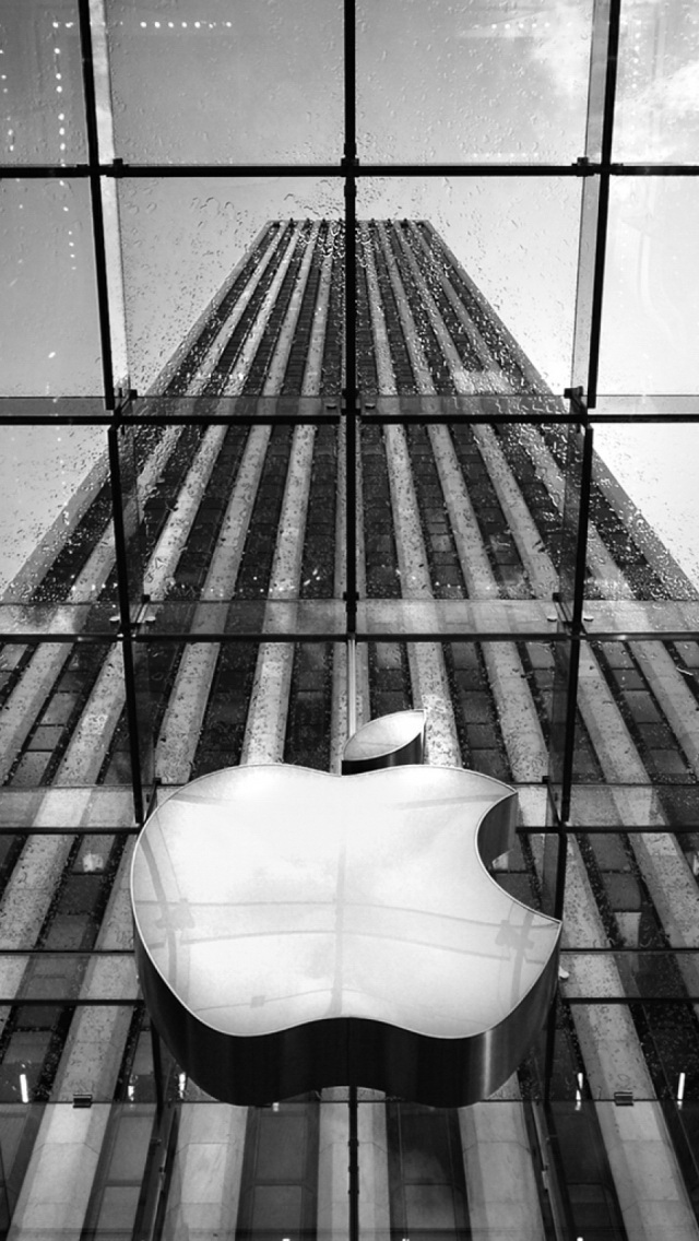 Apple Store New York City iPhone 5 Wallpaper