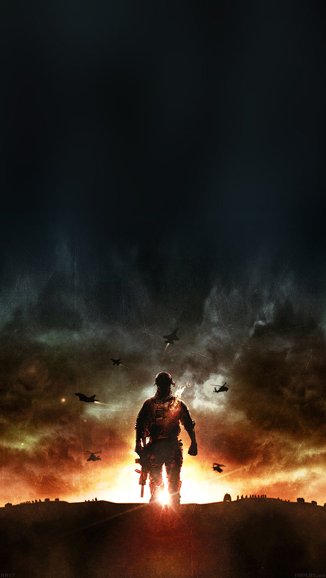 Battlefield 4 Ending Game Art iPhone 5 Wallpaper