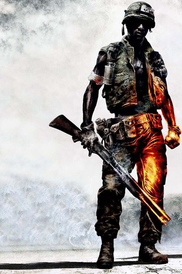 Battlefield Bad Company 2 Vietnam iPhone Wallpaper