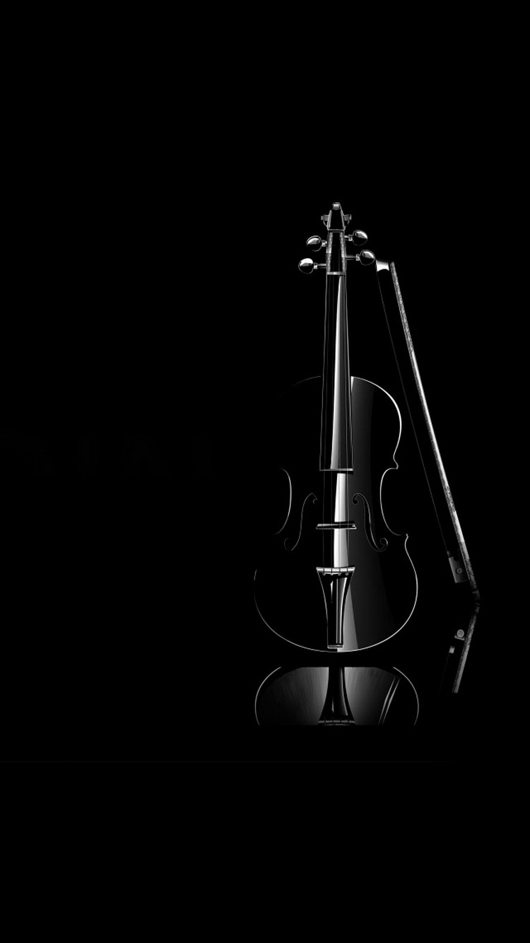 Black Violin Elegant iPhone 6 Wallpaper