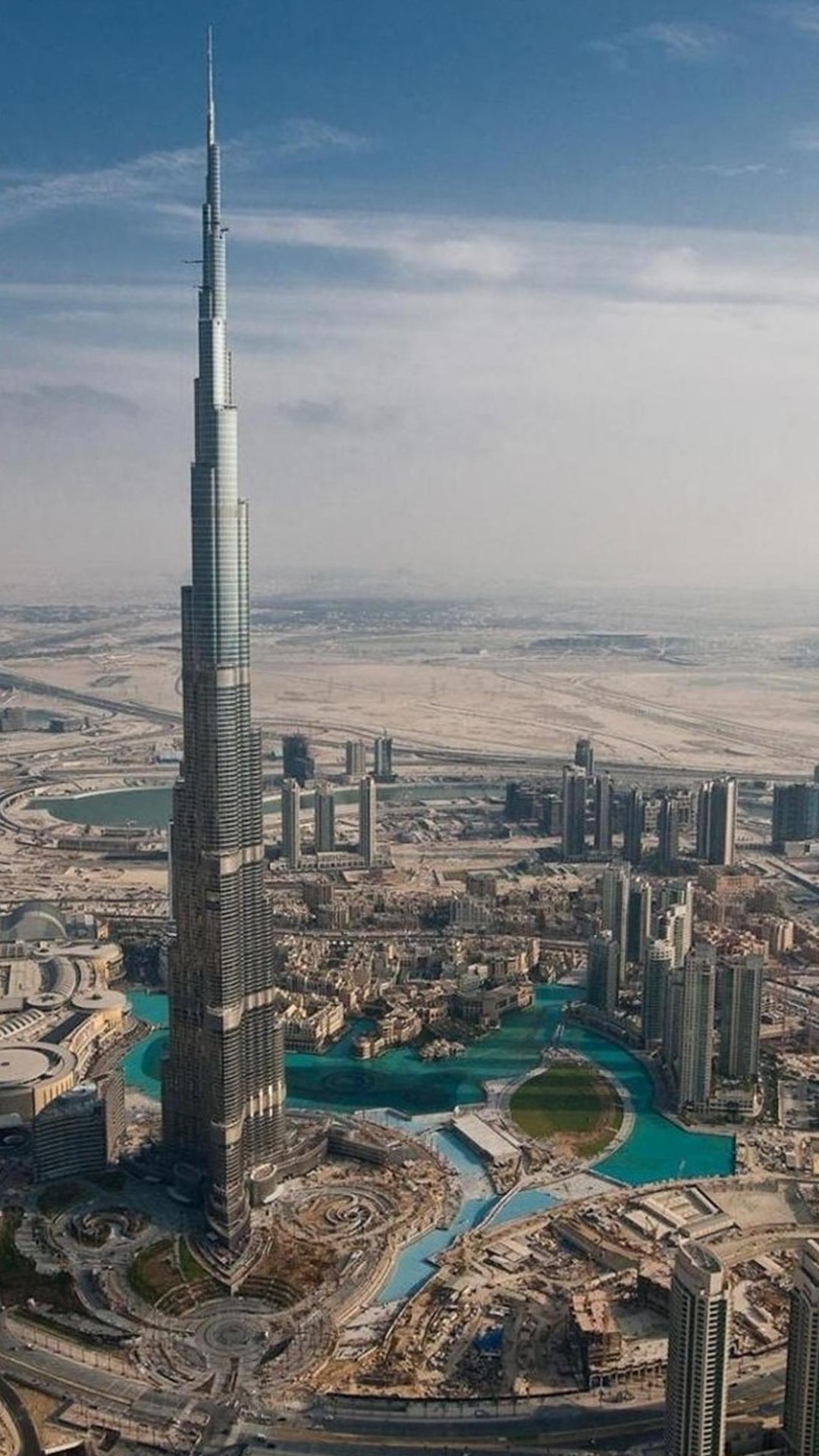 Burj Khalifa Dubai Tower iPhone 6 Plus HD Wallpaper