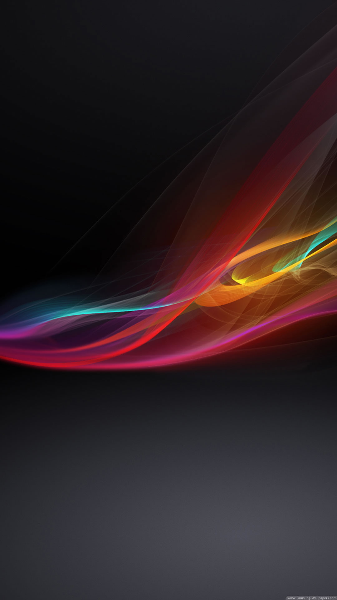 Colorful Soft Light Waves iPhone 6 Plus HD Wallpaper