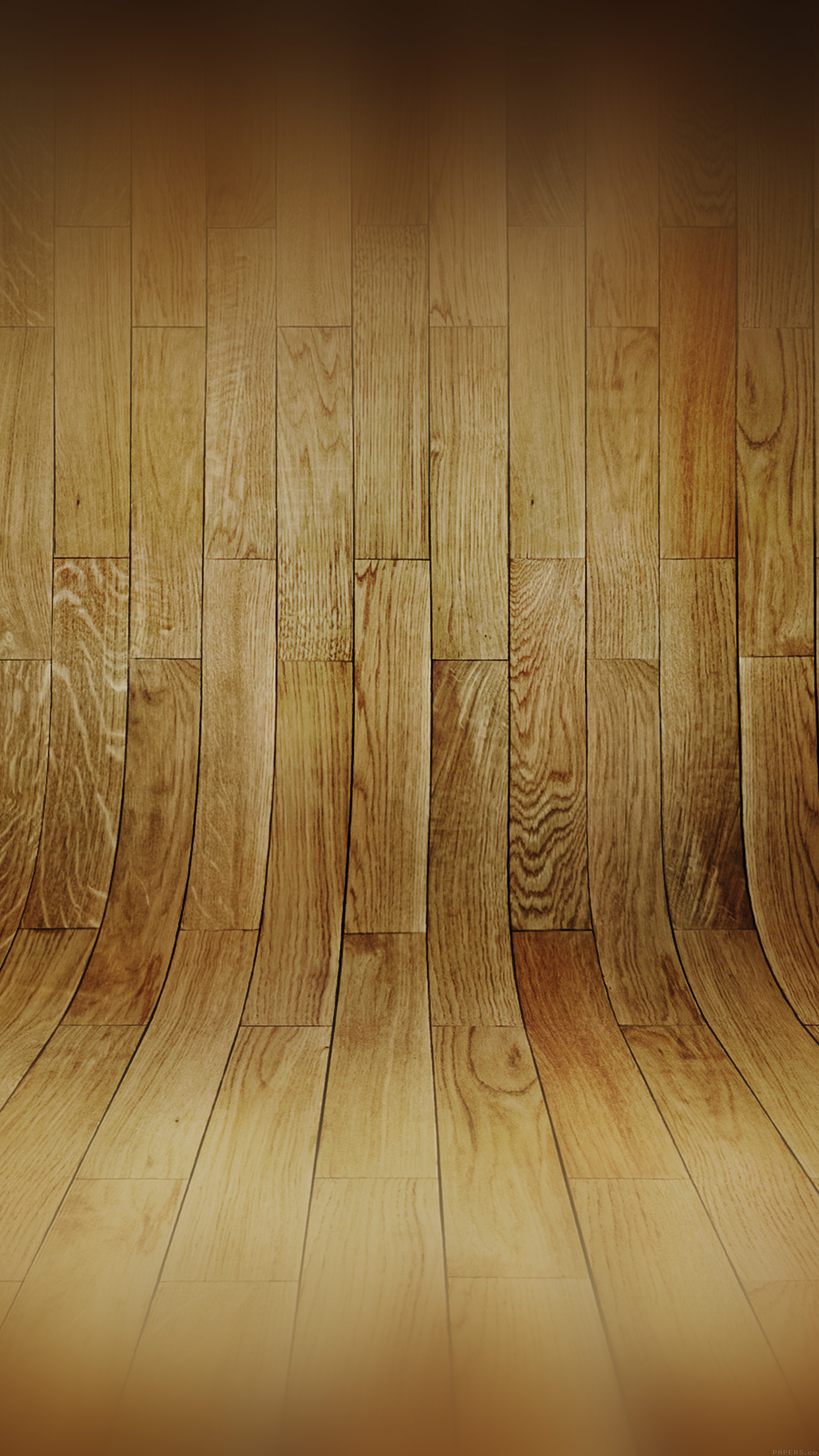 Curved 3D Wood Planks Texture iPhone 6 Plus HD Wallpaper