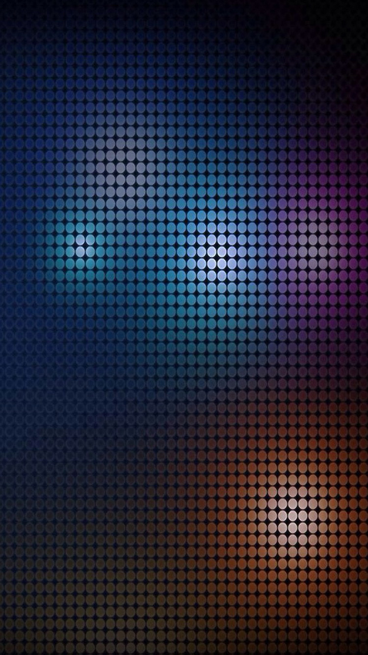 Disco Halftone Pattern Lights iPhone 6 Wallpaper