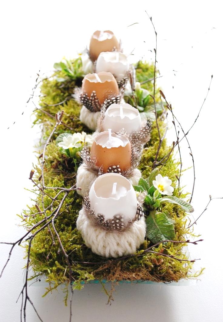 Easter Centerpieces With Egg Shell 1