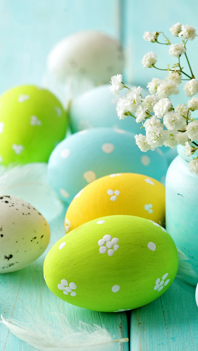 Easter Day Eggs iPhone 5 - 5S - 5C Wallpaper