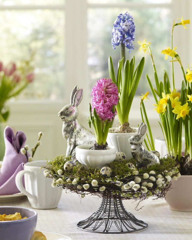 Easter Flower Table Arrangements 1