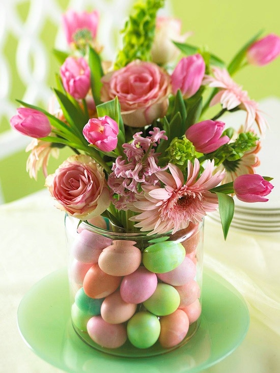 Easter Flower Table Arrangements