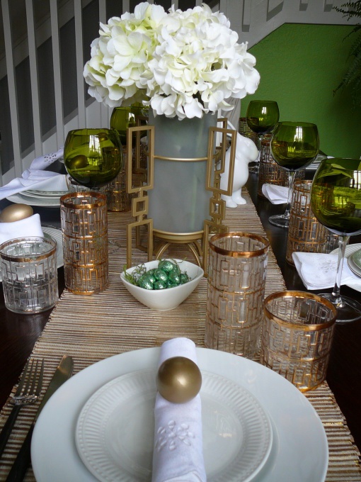 Gold And Copper Easter Decor Ideas 13