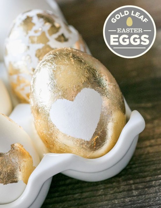 Gold And Copper Easter Decor Ideas 5