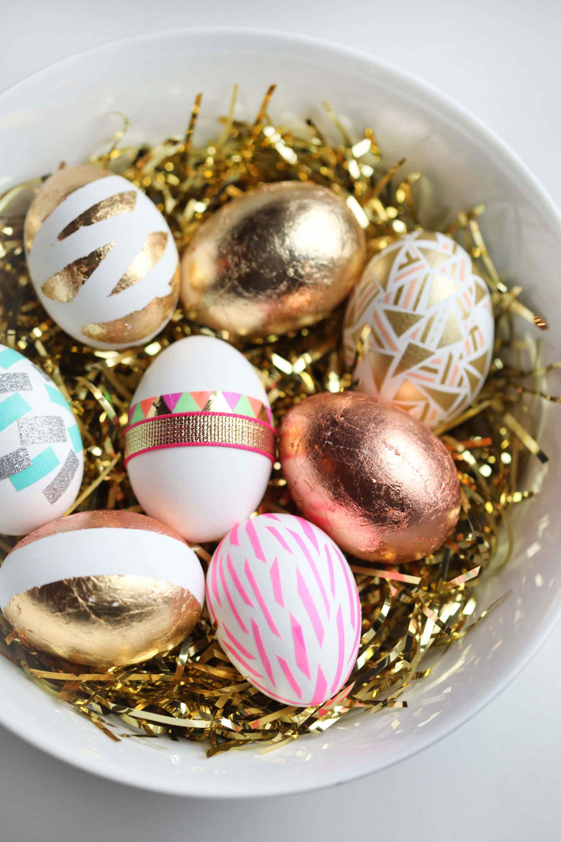 Gold And Copper Easter Decor Ideas 8
