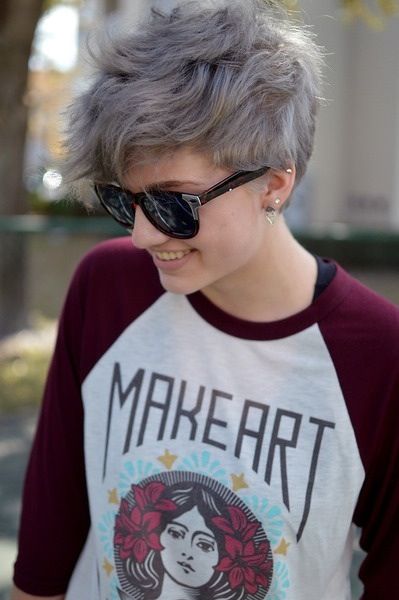Grey-Pixie-Hairstyle