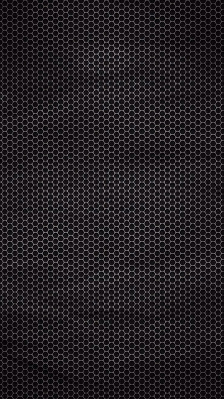 Hexagonal Dark Metallic Pattern iPhone 6 Wallpaper
