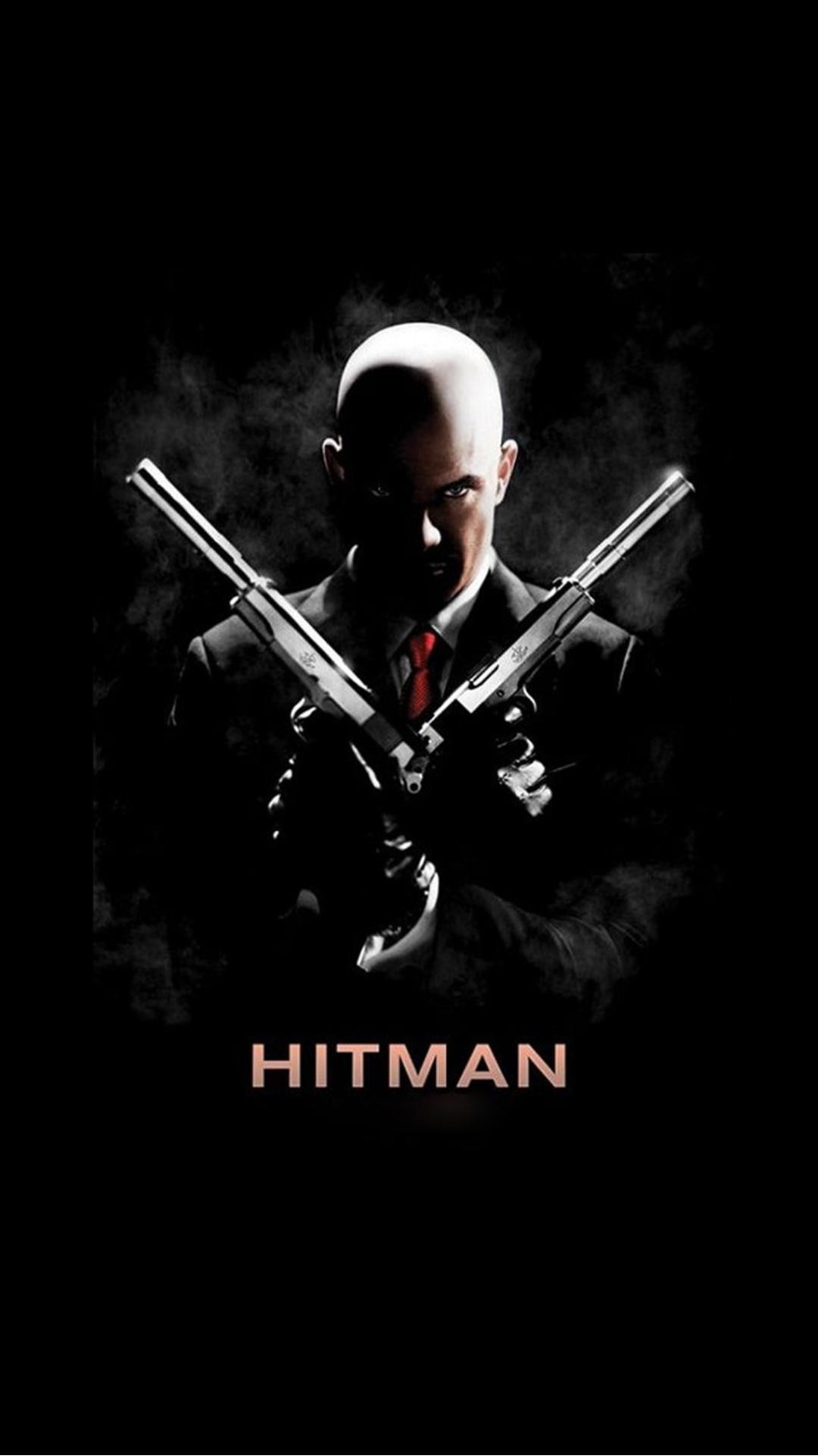 Hitman 47 Double Pistols iPhone 6 Plus HD Wallpaper