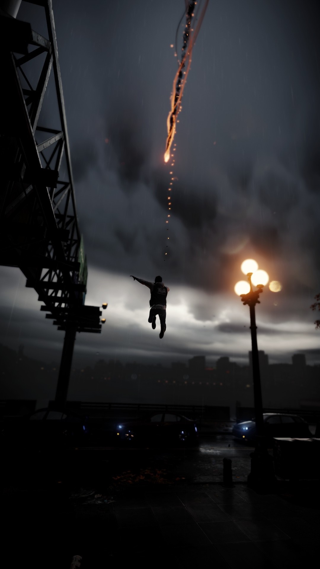 Infamous Smoke Ability Jump City iPhone 6 Plus HD Wallpaper