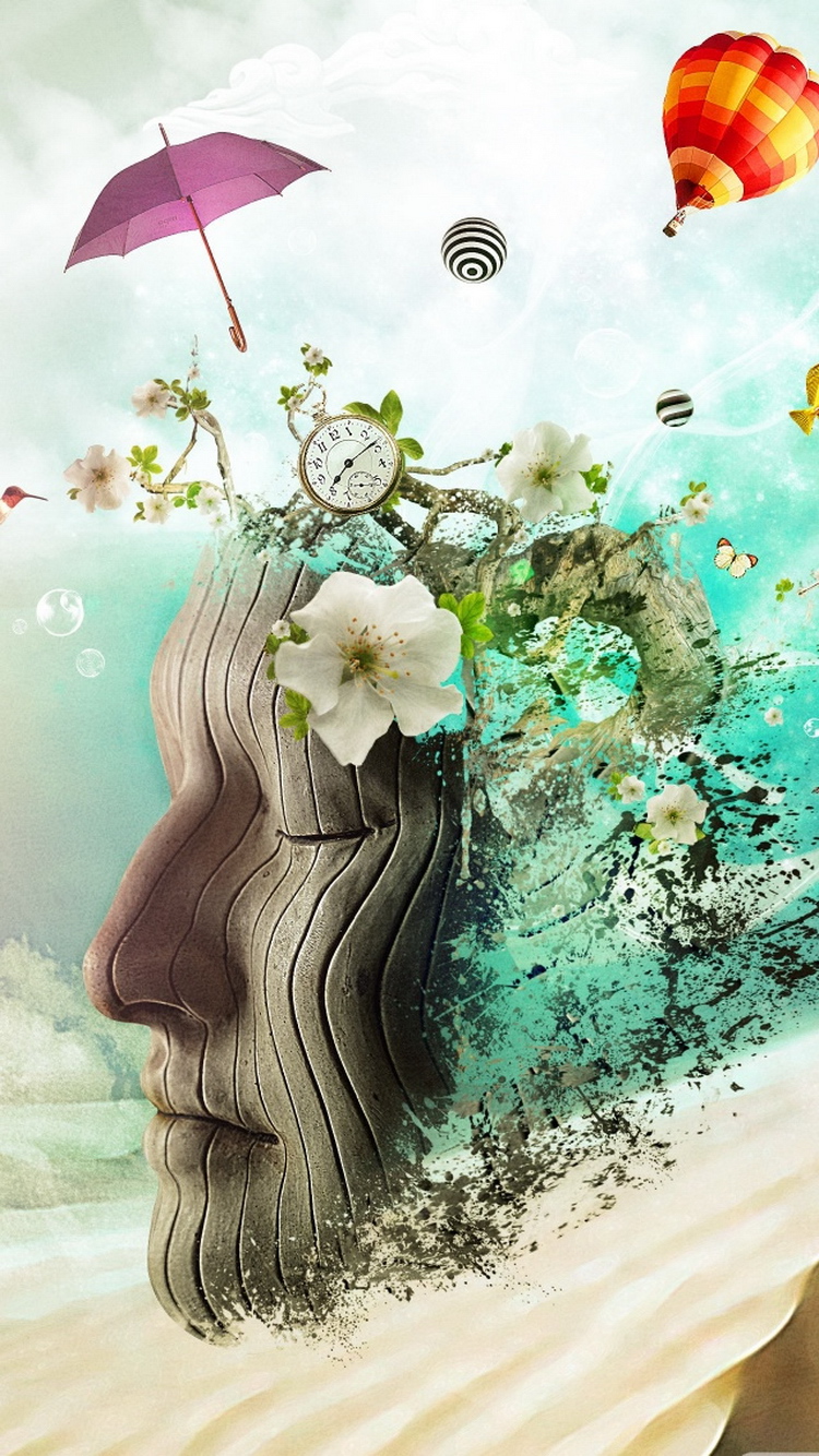 Meditation Abstract iPhone 6 Wallpaper