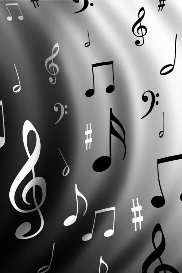 Music Notes iPhone Wallpaper