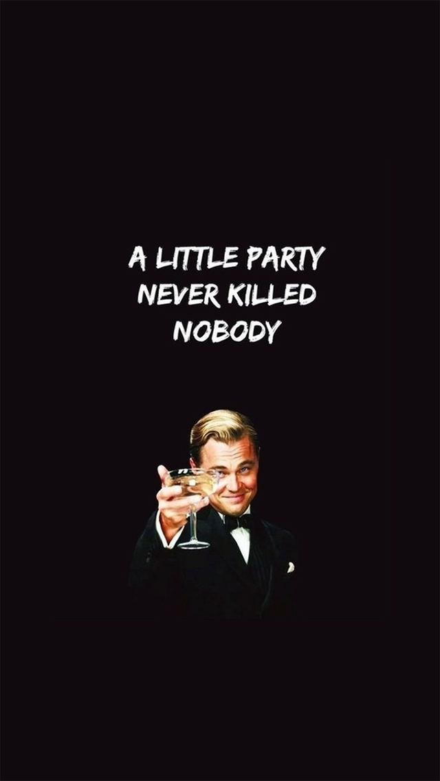 New Year 2015 Party Gatsby iPhone 5 Wallpaper
