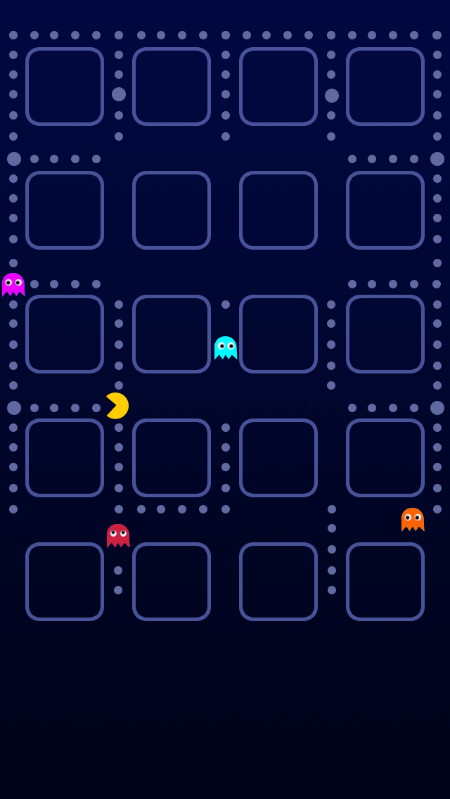 Pacman Game iPhone 5 Wallpaper