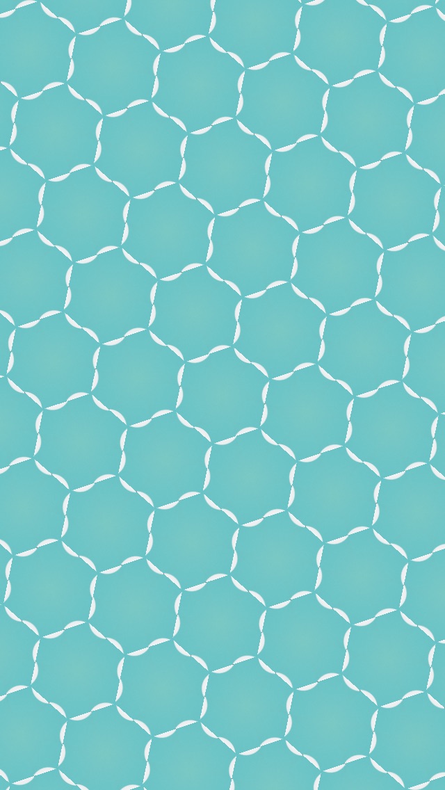 Simple Blue Hexagonal Pattern iPhone 5 Wallpaper