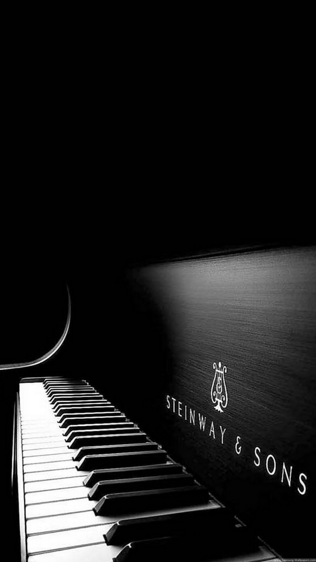 Steinway And Sons Black Piano iPhone 6 Plus HD Wallpaper