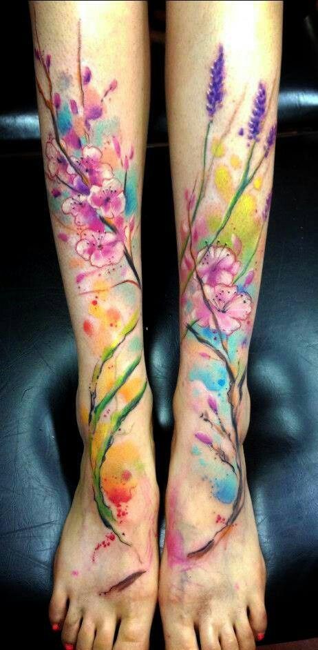Tattoo Watercolor Ideas 30
