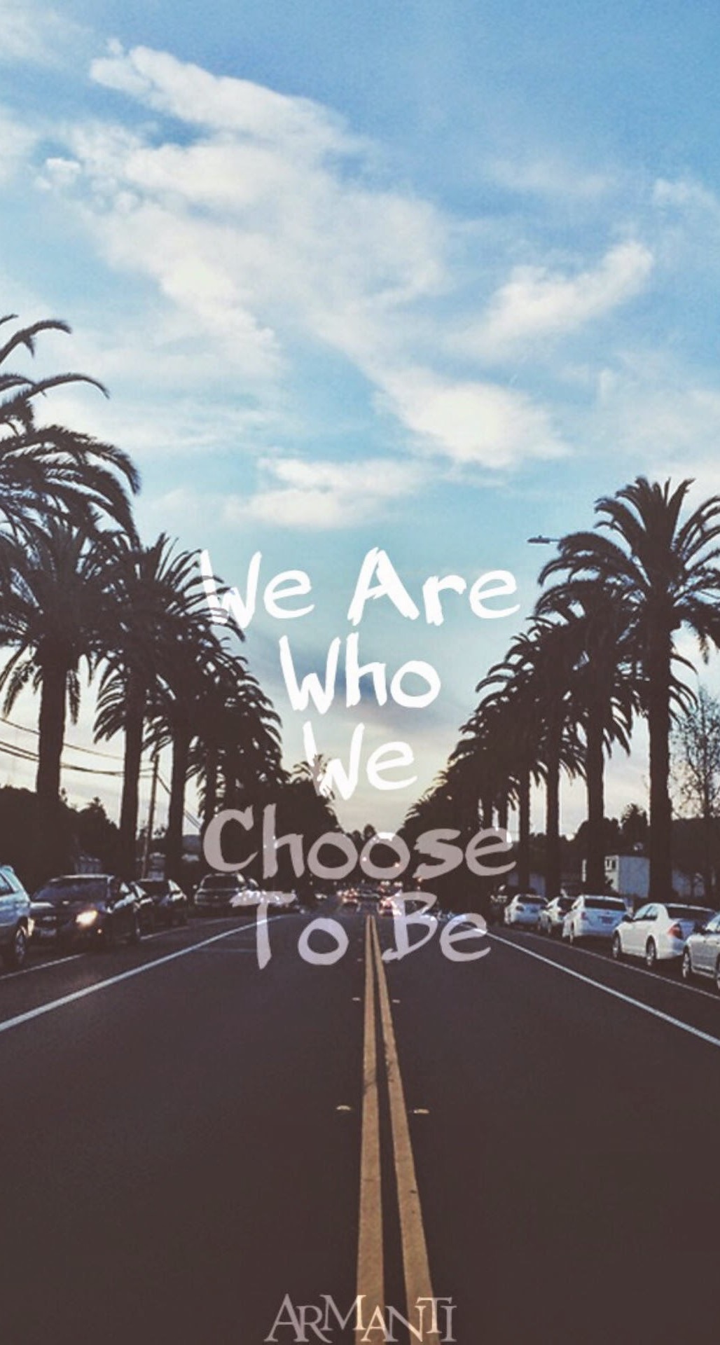We Are Who We Choose To Be iPhone 6 Plus HD Wallpaper